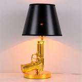 Modern lounge AK47 Gold Silver 18K Gun Floor Lamps for living Bed Table Light Home decor Bedroom Lamp Bedside Lamp