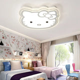 OOVOV Girl's Room Cartoon Kitty LED Ceiling Light Creative Baby Room Kid's Room Princess Room Cat Ceiling Lamp