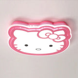 OOVOV Girl's Room Cartoon Kitty LED Ceiling Light Creative Baby Room Kid's Room Princess Room Cat Ceiling Lamp