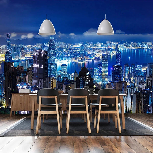 Custom Mural Wallpaper Modern City Scenery 3D Photo Wall Papers Home Decor Living Room Study Room Wall Decor Papel De Parede 3D