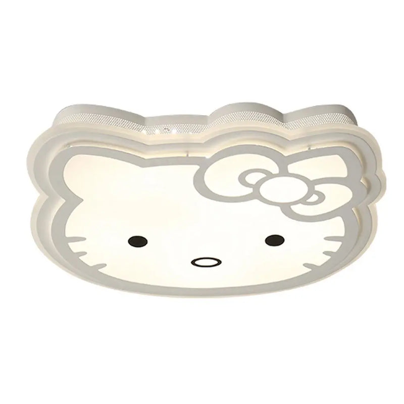 OOVOV Girl's Room Cartoon Kitty LED Ceiling Light Creative Baby Room Kid's Room Princess Room Cat Ceiling Lamp