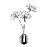 INS Modern Simple LED Bedside Lamp Living Room Bedroom Wedding Dress Shop Decor Crystal Study Dandelion Standing  Floor Light