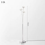 INS Modern Simple LED Bedside Lamp Living Room Bedroom Wedding Dress Shop Decor Crystal Study Dandelion Standing  Floor Light