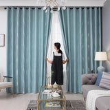 Dreamwood New Arrived Hign Quality Modern Polyester Jacquard Finished Blackout Window Curtain For Living Room