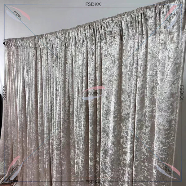 Popular Velvet Material Wedding Pipe and Drape Backdrop For Stage Decoration