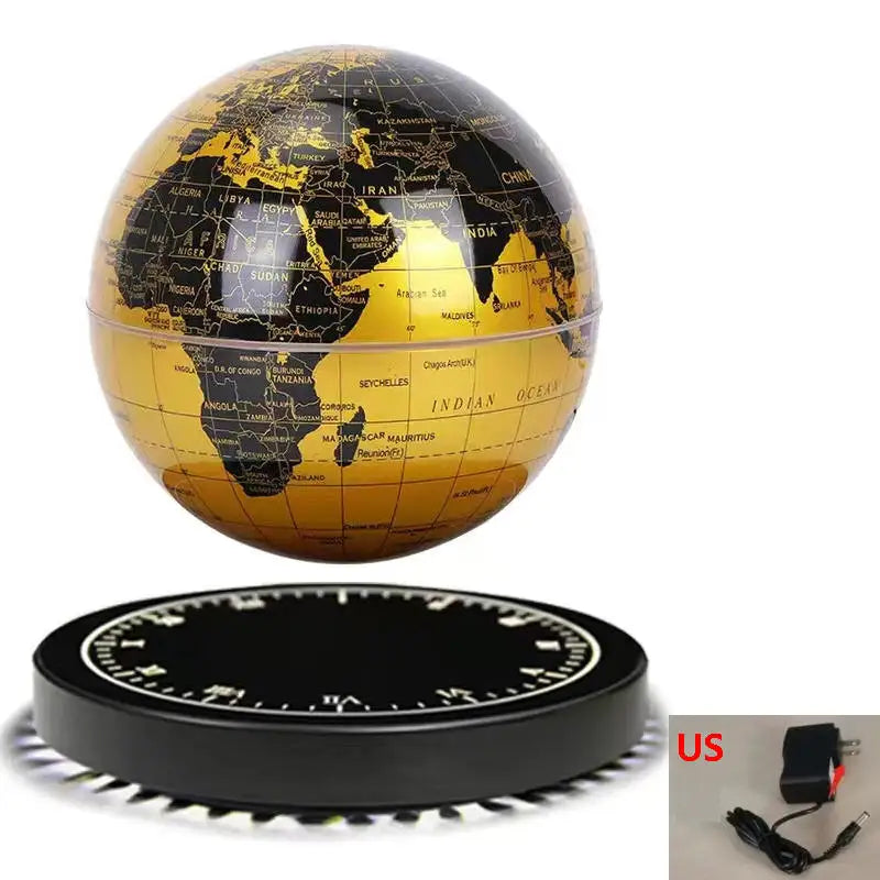 Levitating Lamp Magnetic Levitation Globe LED Earth Floating Rotating Globe Bedside Novelty desktop Gifts  dropshipping 24 Hours