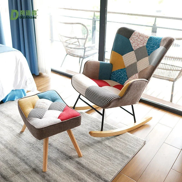 Rocking Chairs and Armchairs Chair Modern Recliners Living Room Armchair Salon Home Furniture Individual Sofa Recliner Seating