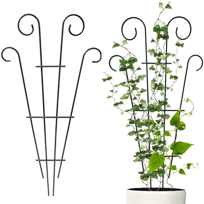 Stakes Plant Climbing Support Frame Trellis Flowers Stand Cage Tree Garden Plant Support Home Plant Care Soil Floral Arrangement