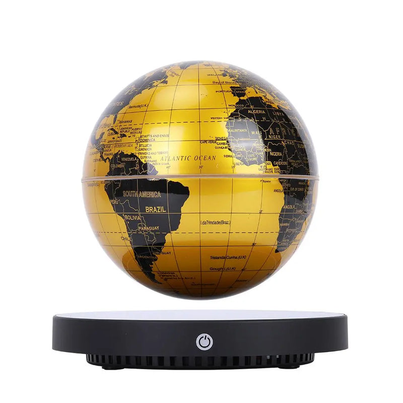 Levitating Lamp Magnetic Levitation Globe LED Earth Floating Rotating Globe Bedside Novelty desktop Gifts  dropshipping 24 Hours