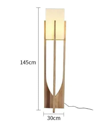 Fairbanks Floor Lamp Wooden Floor Lamp for Living Room Bedroom Sofa Bedside Solid Nordic Designers Floor Lamps