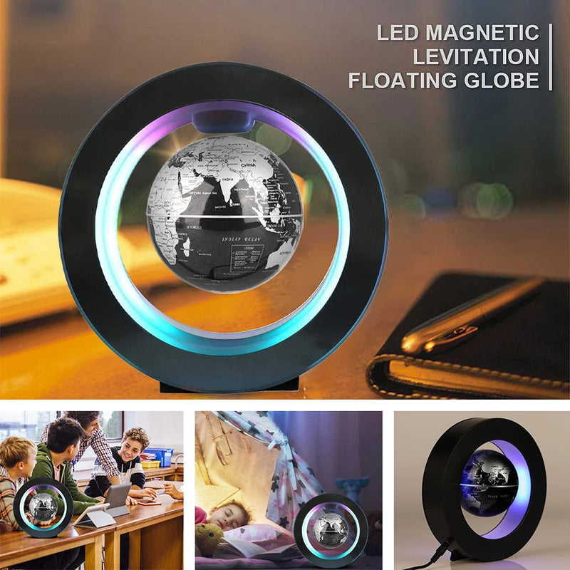 O/C Magnetic Levitation Globe LED World Map Decor Home Electronic Magnetic Levitation Globe Antigravity Novelty Ball Light