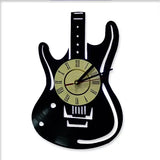 Vinyl Record LED Wall Clock Modern Design Music Theme Guitar Clock Wall Watch Home Decor Musical Instruments Gift