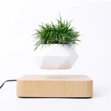 Levitating Air Bonsai Pot Rotation Flower Pot Planters Magnetic Suspension Floating Pot Potted Plant Home Without Plants