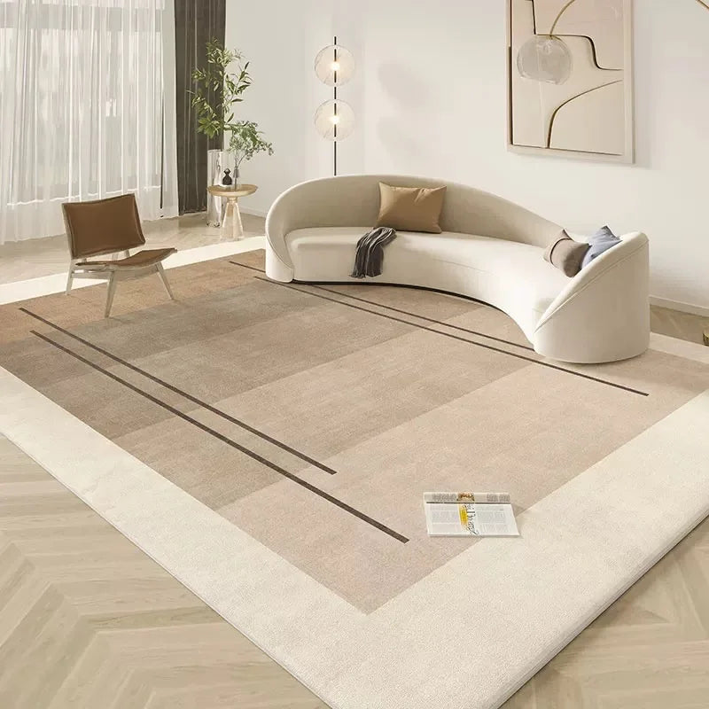 VIKAMA Living room wabi sabi style modern minimalist ins style sofa bedroom coffee table blanket high-end dirt resistant floor