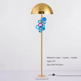 Light Luxury Creative Crystal Table Lamp Colorful Crystal Transparent Bedroom Study Table Lamp Postmodern Table Lamp