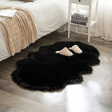 Soft Sheepskin Bedroom Carpet Imitation Wool Pad Long Hair Bedside Rugs Sofa Cushion Rugs Living Room Fluffy Hairy Fur Carpet