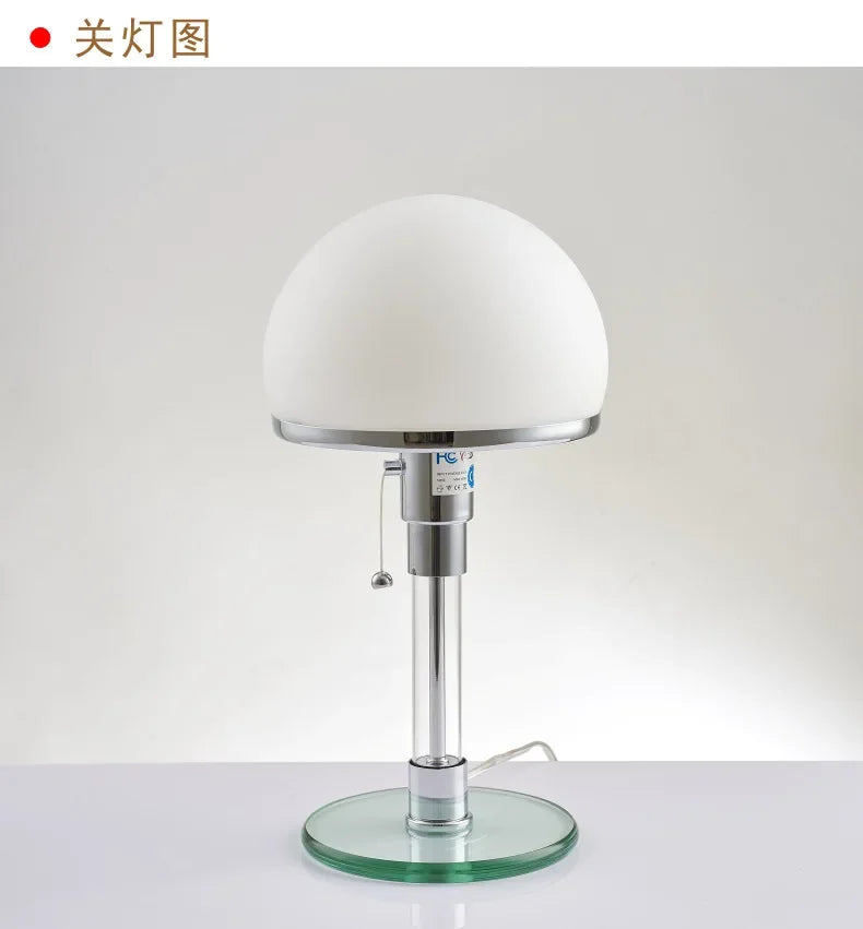 Wilhelm LED Table Lamp Designer Bauhaus Lamp Nordic Bedroom Bedside Simple glass table lamp for Living Room unique lights