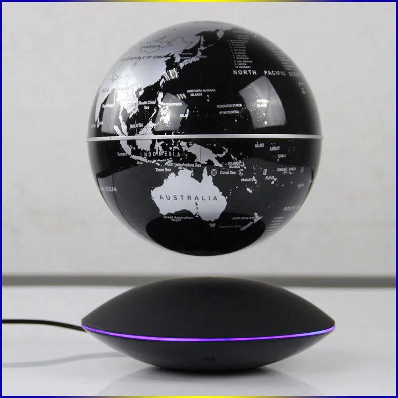 Decorative world globes / led magnetic levitation floating globes / floating and rotating globe