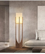 Fairbanks Floor Lamp Wooden Floor Lamp for Living Room Bedroom Sofa Bedside Solid Nordic Designers Floor Lamps