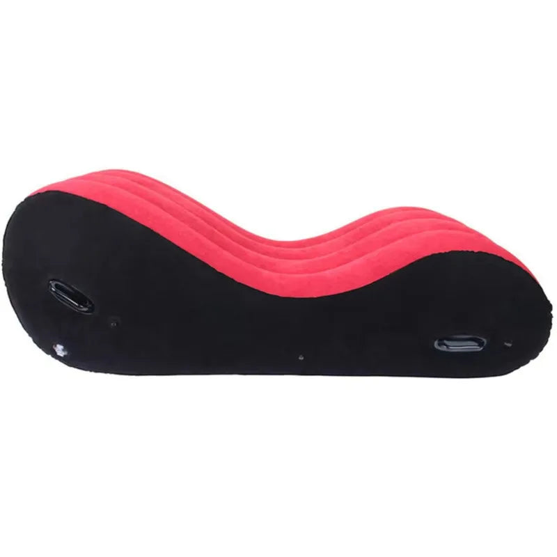 Inflatable Sofa Lounge Chair With Handle Yoga Chaise For Nap Air Bed Cushion Bedroom Relax Lounger Magic Pillow Aid Furniture