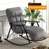 Adult Rocking Chair Balcony Leisure Rocking Chair Recliner Detachable 5 Angle Adjustment Relaxation And Comfort Recliner Chairs