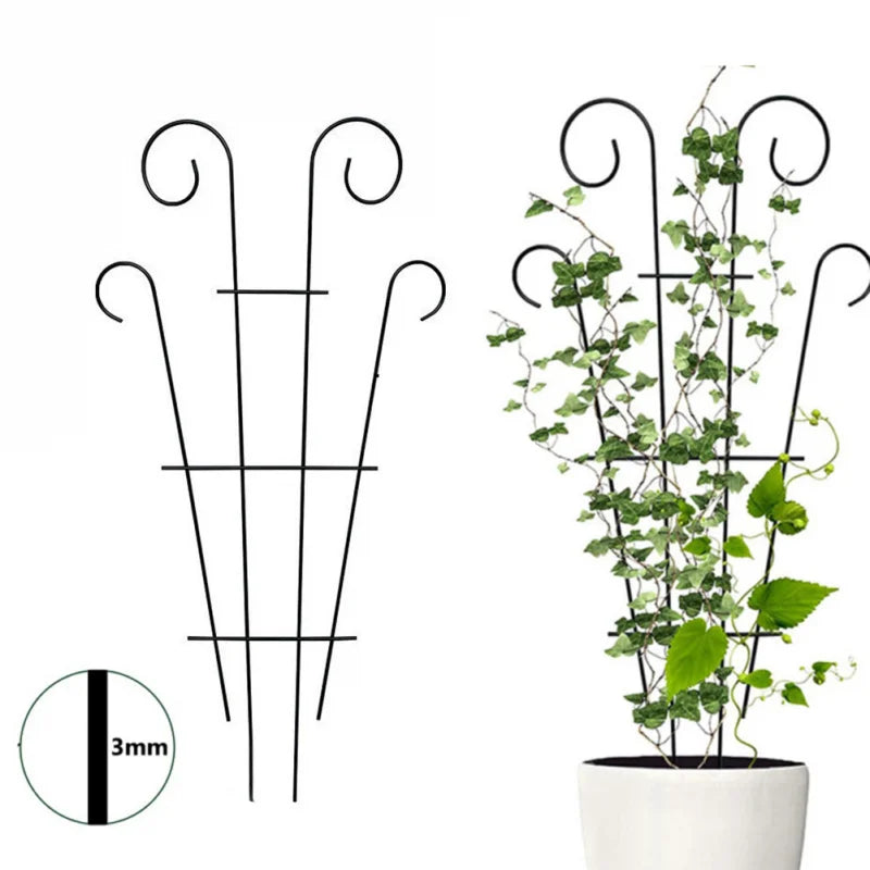 Stakes Plant Climbing Support Frame Trellis Flowers Stand Cage Tree Garden Plant Support Home Plant Care Soil Floral Arrangement