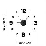 Acrylic Mirror Wall Clock