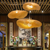 Bamboo Rattan Chandelier