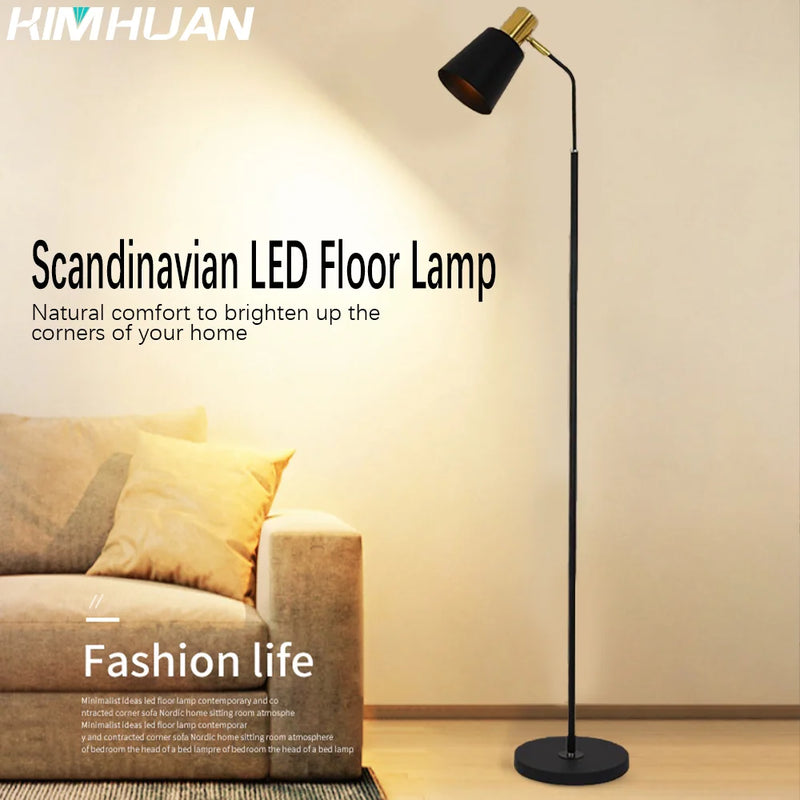 Modern Simple floor lamp  LED Standing Lamp Adjustable Lamp For Living Room Office Reading Bedroom Study Decor Lighting