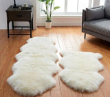 Australian 100% Wool Carpet for Bedroom Bay Window Sofa Bedside Thicken Plush Sheepskin Rug European Bed Rug Fur Integrated Mat