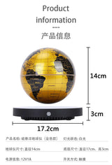 Levitating Lamp Magnetic Levitation Globe LED Earth Floating Rotating Globe Bedside Novelty desktop Gifts  dropshipping 24 Hours