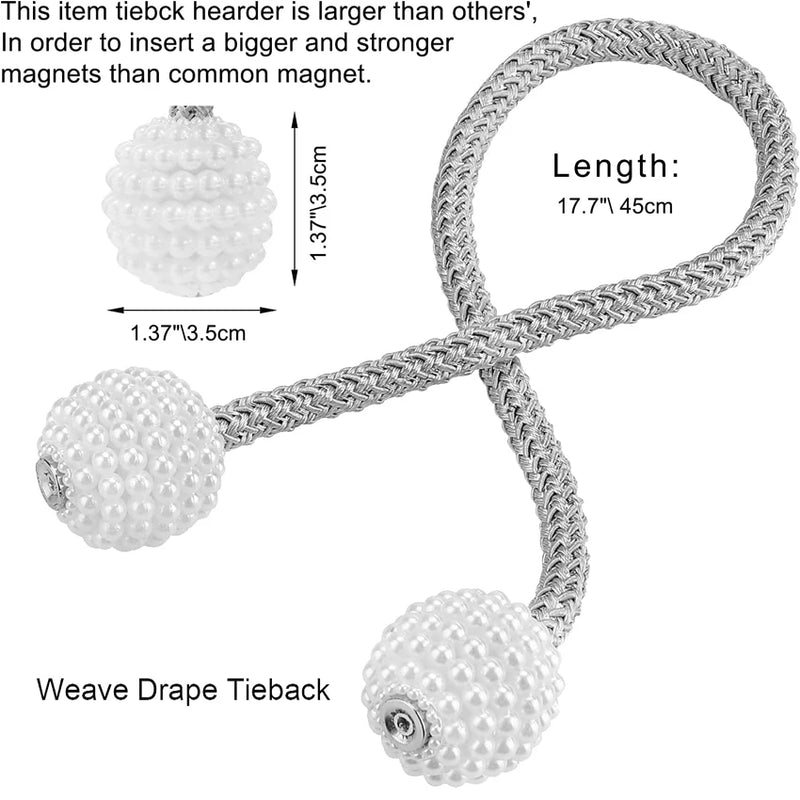 Magnetic Curtain Tiebacks