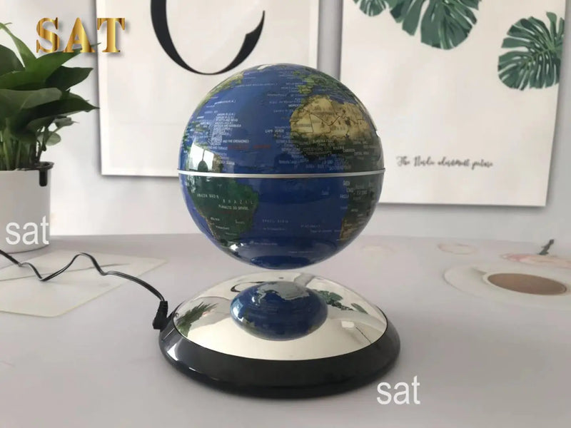 Decorative world globes / led magnetic levitation floating globes / floating and rotating globe