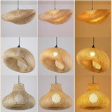 Bamboo Rattan Pendant Light