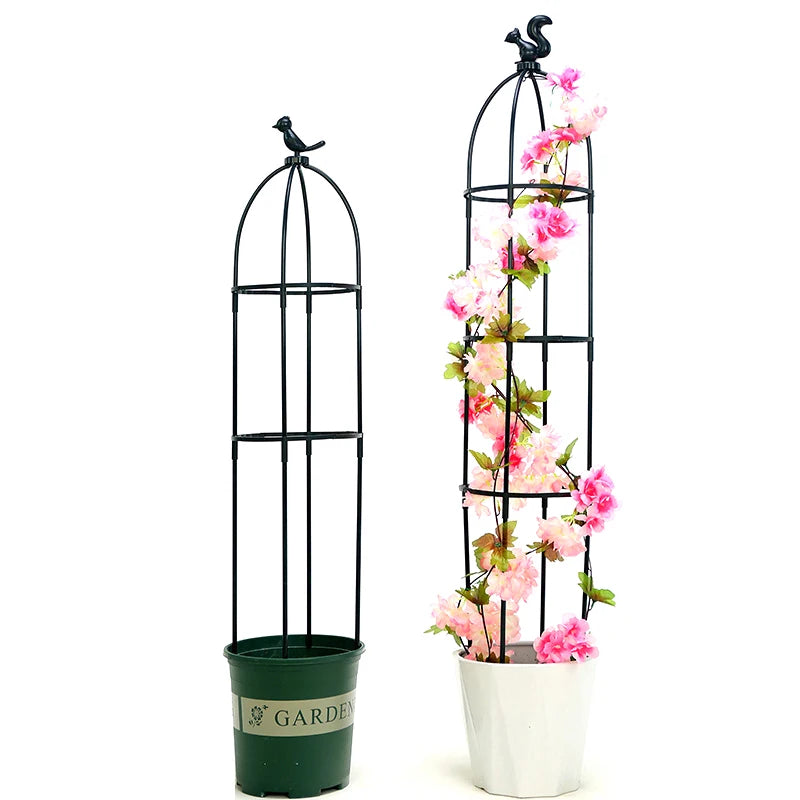 1Set Climbing Plant Trellis Garden Support Cages For Flowers Plants Climbing Support Frame Trellis DIY Vines Pot Plant Stand