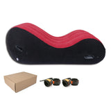 Inflatable Sofa Lounge Chair With Handle Yoga Chaise For Nap Air Bed Cushion Bedroom Relax Lounger Magic Pillow Aid Furniture