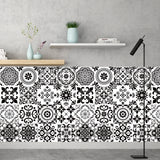 Matte Tile Wall Sticker Set