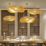 Bamboo Rattan Chandelier