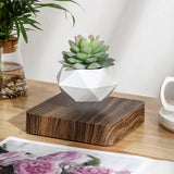 Levitating Air Bonsai Pot Rotation Flower Pot Planters Magnetic Suspension Floating Pot Potted Plant Home Without Plants