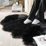 Soft Sheepskin Bedroom Carpet Imitation Wool Pad Long Hair Bedside Rugs Sofa Cushion Rugs Living Room Fluffy Hairy Fur Carpet