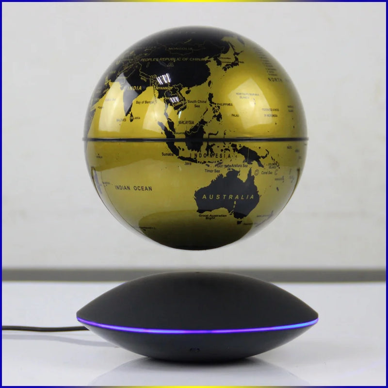 Decorative world globes / led magnetic levitation floating globes / floating and rotating globe