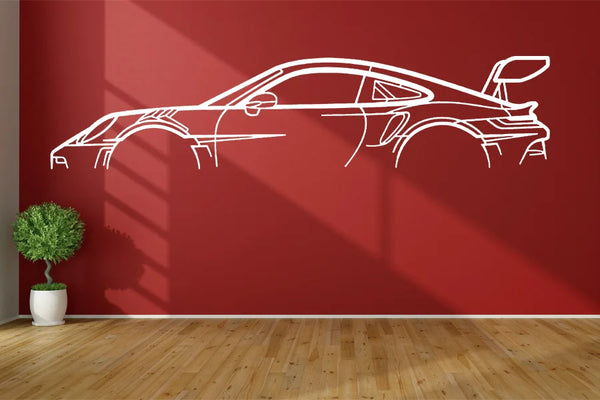 Car Silhouette Wall Art Decal