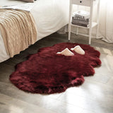 Soft Sheepskin Bedroom Carpet Imitation Wool Pad Long Hair Bedside Rugs Sofa Cushion Rugs Living Room Fluffy Hairy Fur Carpet