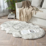 Soft Sheepskin Bedroom Carpet Imitation Wool Pad Long Hair Bedside Rugs Sofa Cushion Rugs Living Room Fluffy Hairy Fur Carpet