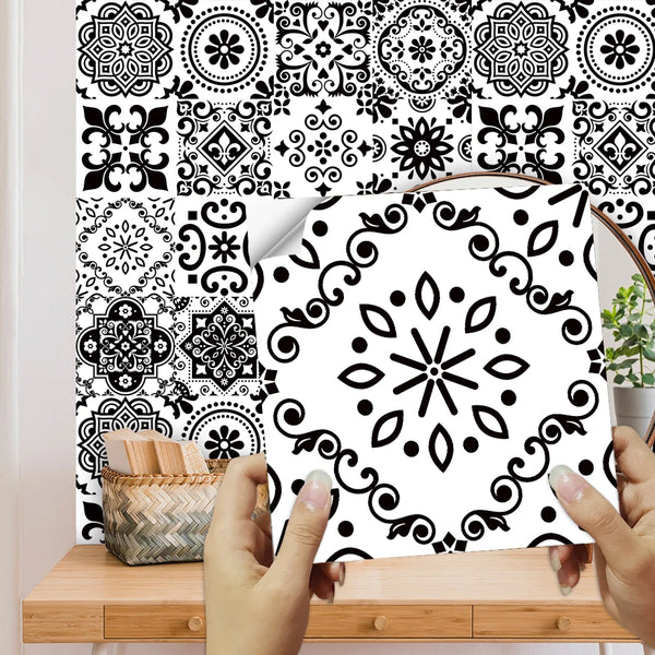 Matte Tile Wall Sticker Set